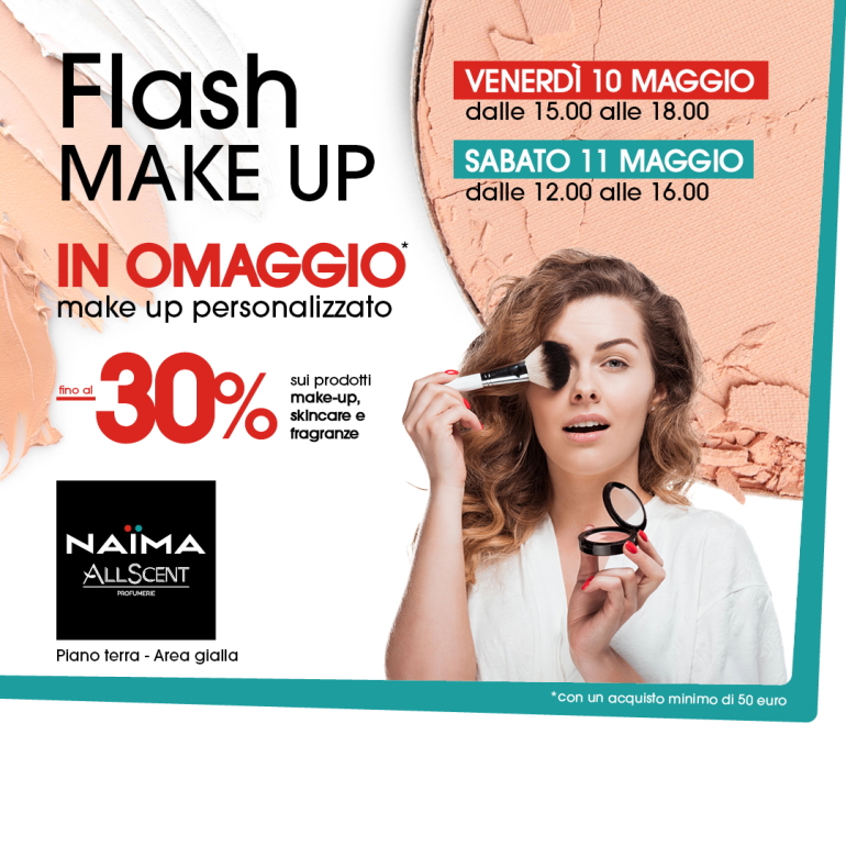 Flash make-up in omaggio